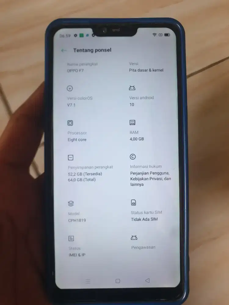 Oppo f7 4/64 batangan