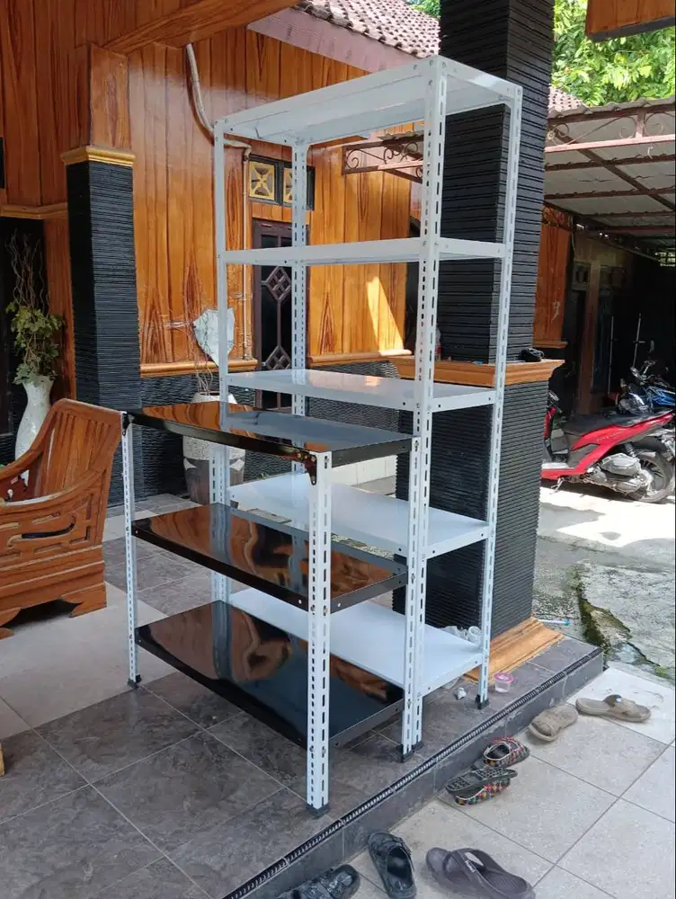 rak besi serbaguna murah rak gudang multifungsi