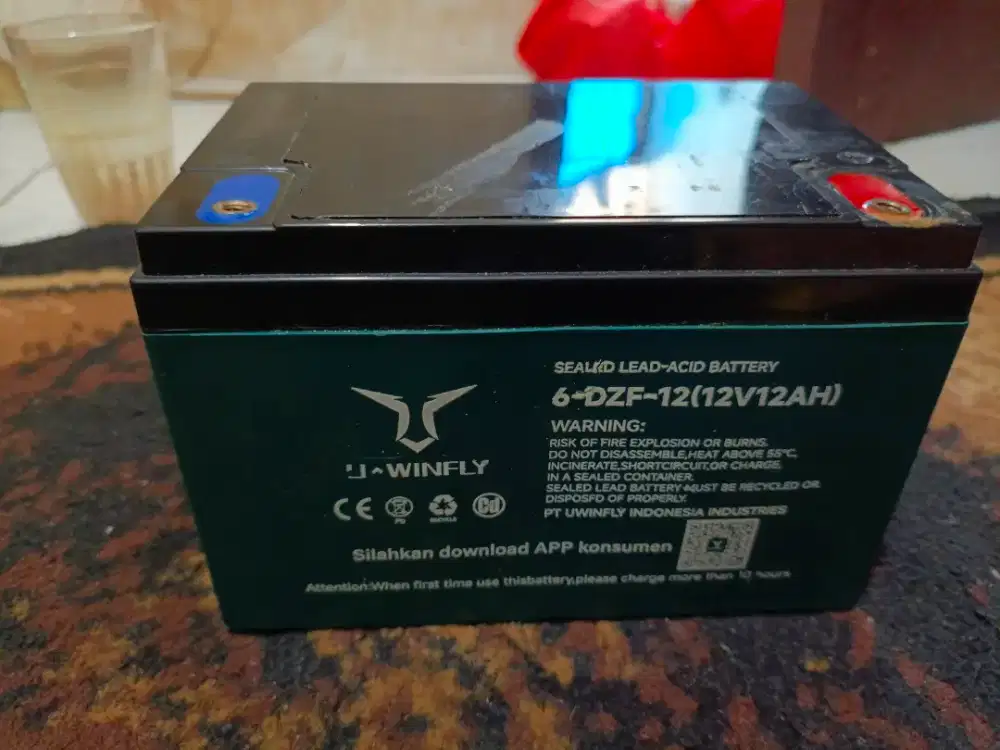 Jual batrai uwinfly 12v 12ah