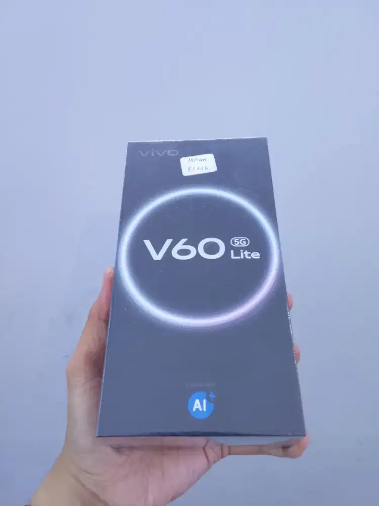 Vivo V60lite 5G 8+8/256GB segelbox geransi resmi