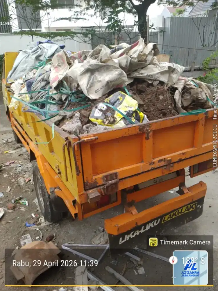 Jasa buang sampah dan angkut puing