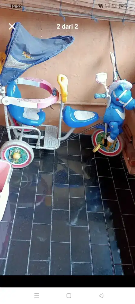 Sepeda kembar  family