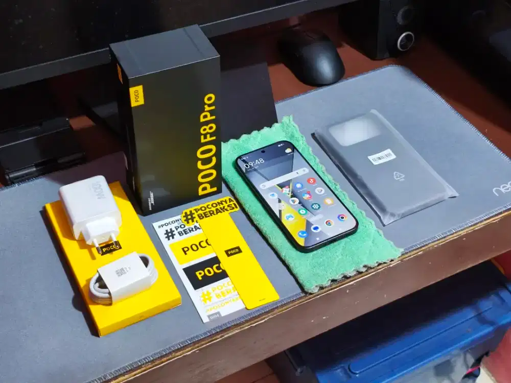 Poco F8 Pro 12/512  BNOB (buka segel aja) like new fullset resmi !!!