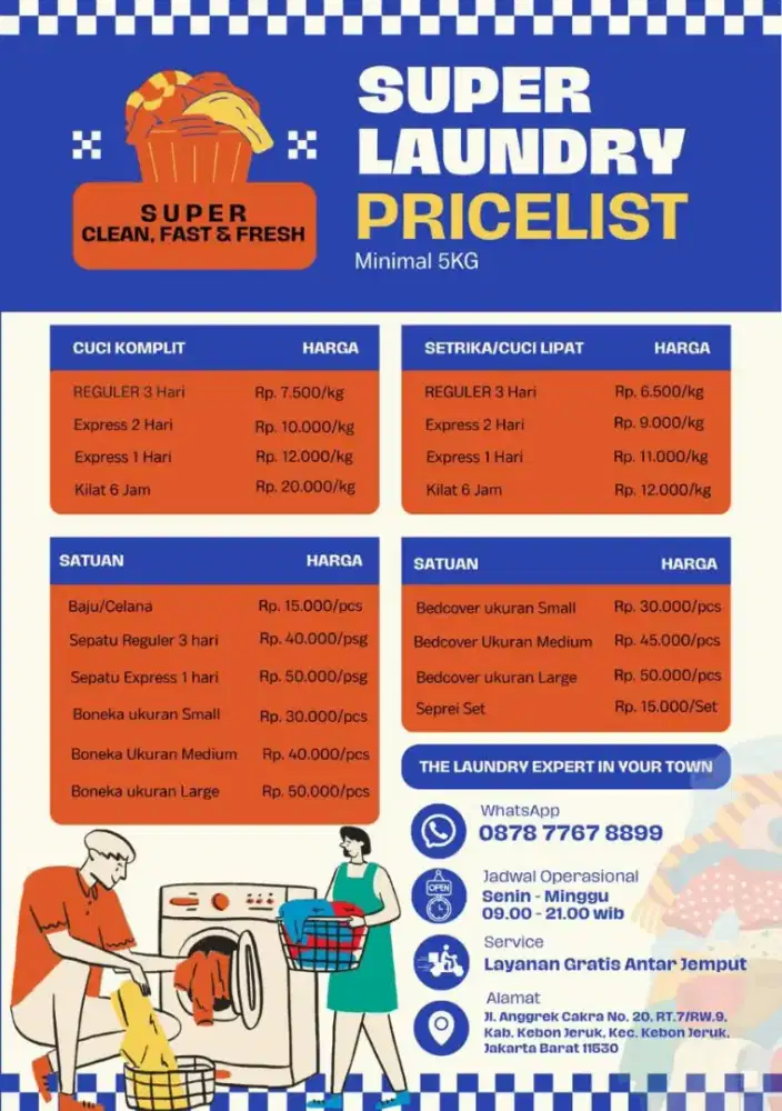 Dicari Karyawan Laundry Pengalaman