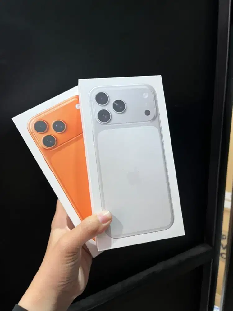 Iphone 17 promax 256 orange silver ready