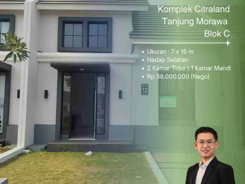 Disewakan Villa di Citraland Tanjung Morawa