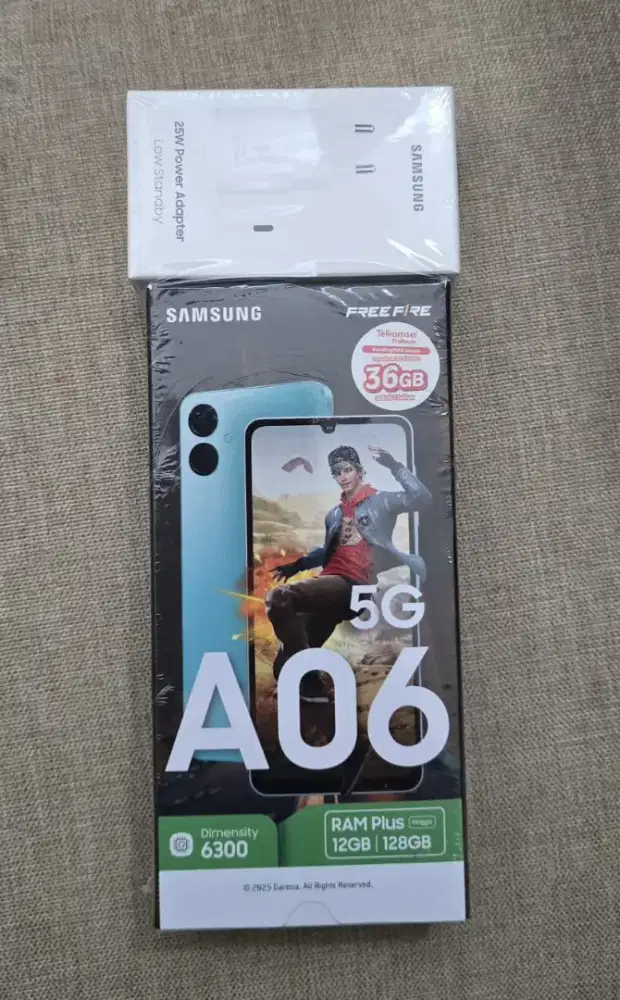 Samsung Galaxy A06 5G 6/128GB Segel Resmi + Charger Fullset
