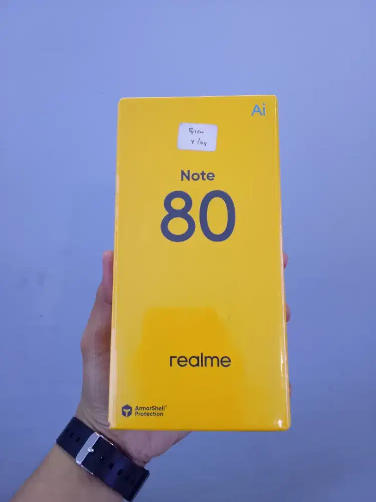 Realme note 80 segelbox geransi resmi