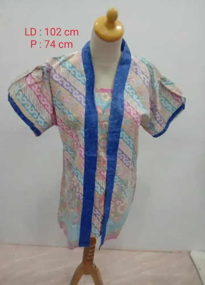 Atasan Batik Model Kutu Baru Preloved
