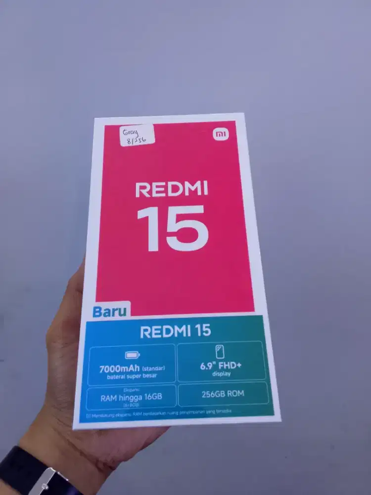Redmi 15 series segelboc geransi resmi