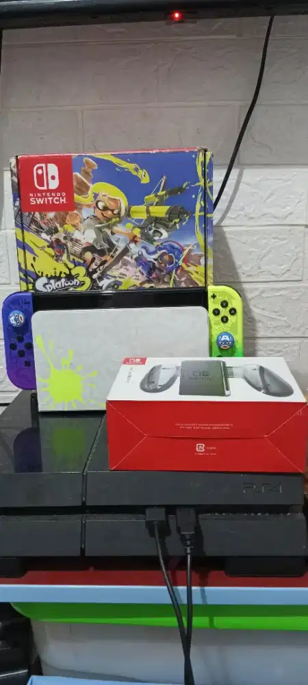 Nintendo switch oled splatoon gress