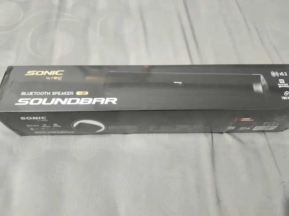 Sonic SL03 Soundbar Like New Baru Pakai Coba Fullset