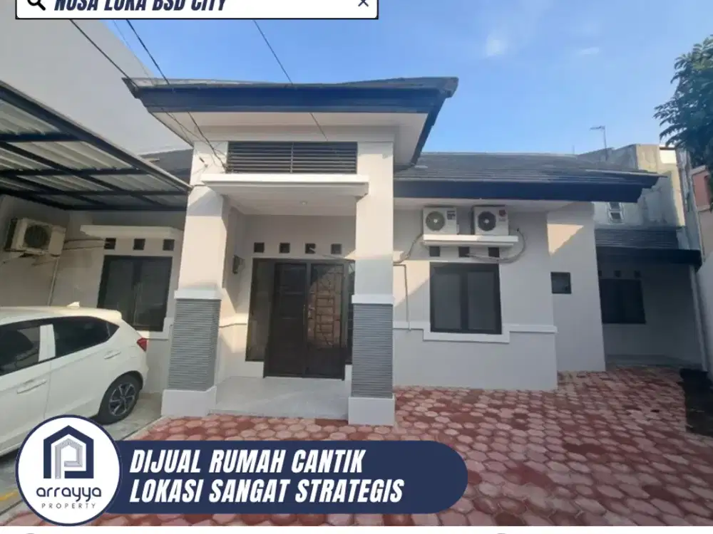 DIJUAL RUMAH CANTIK SIAP HUNI DI NUSA LOKA BSD CITY (MDB33)