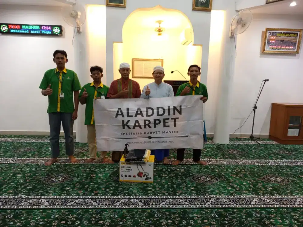 Jual Karpet Masjid TIpe Royal Raudhah (18 mm) Import | Free Pemasangan