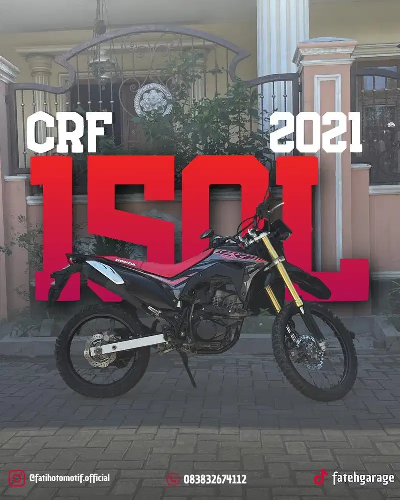 Honda CRF 150L 2021 – Ori, Istimewa, KM Rendah