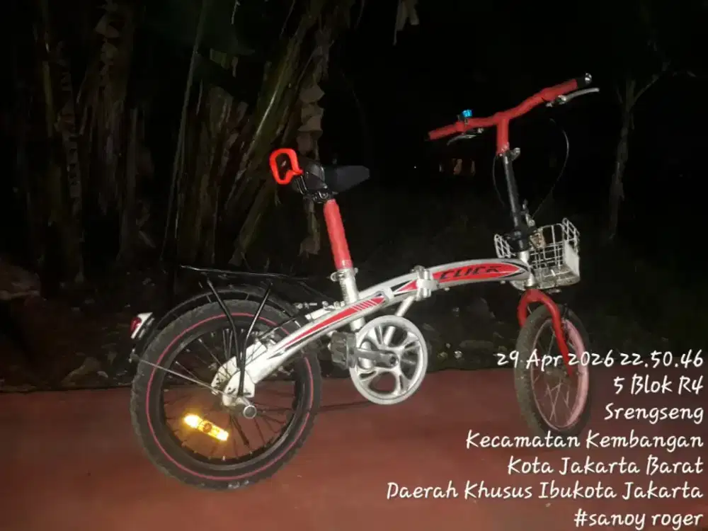 Di jual sepeda lipat merk cklick
