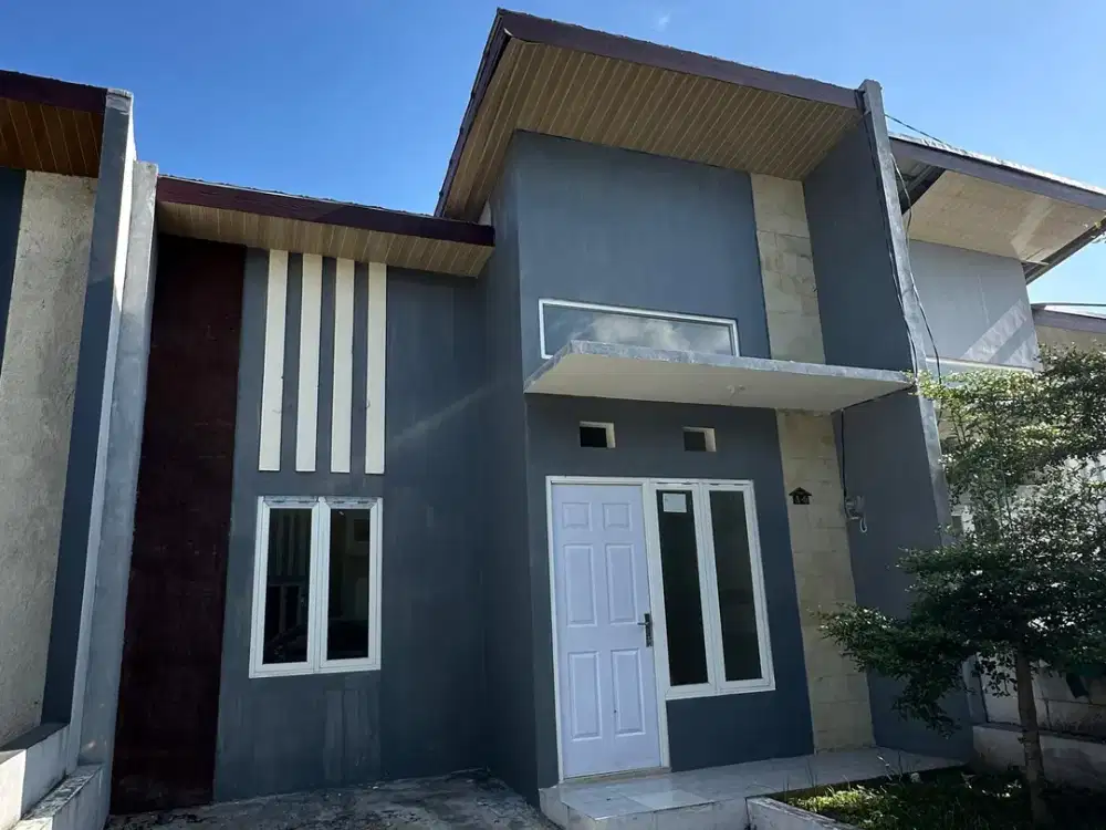RUMAH MODERN MINIMALIS 1 LANTAI 295 JUTAAN DI KOTA MALANG