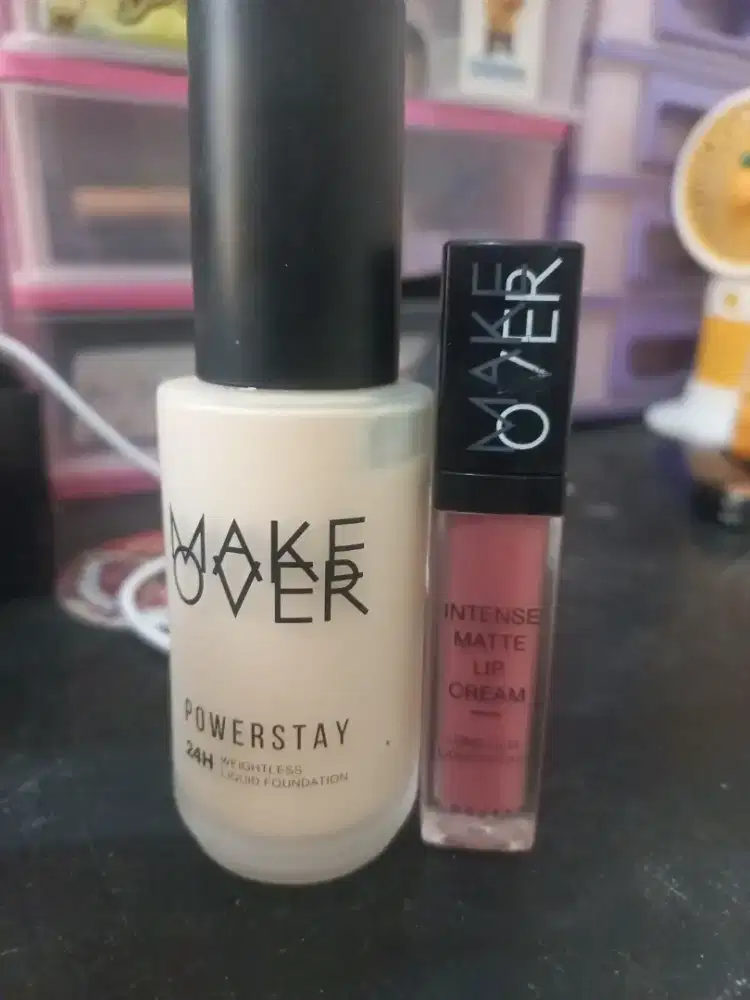 make over - foundation and lipcream