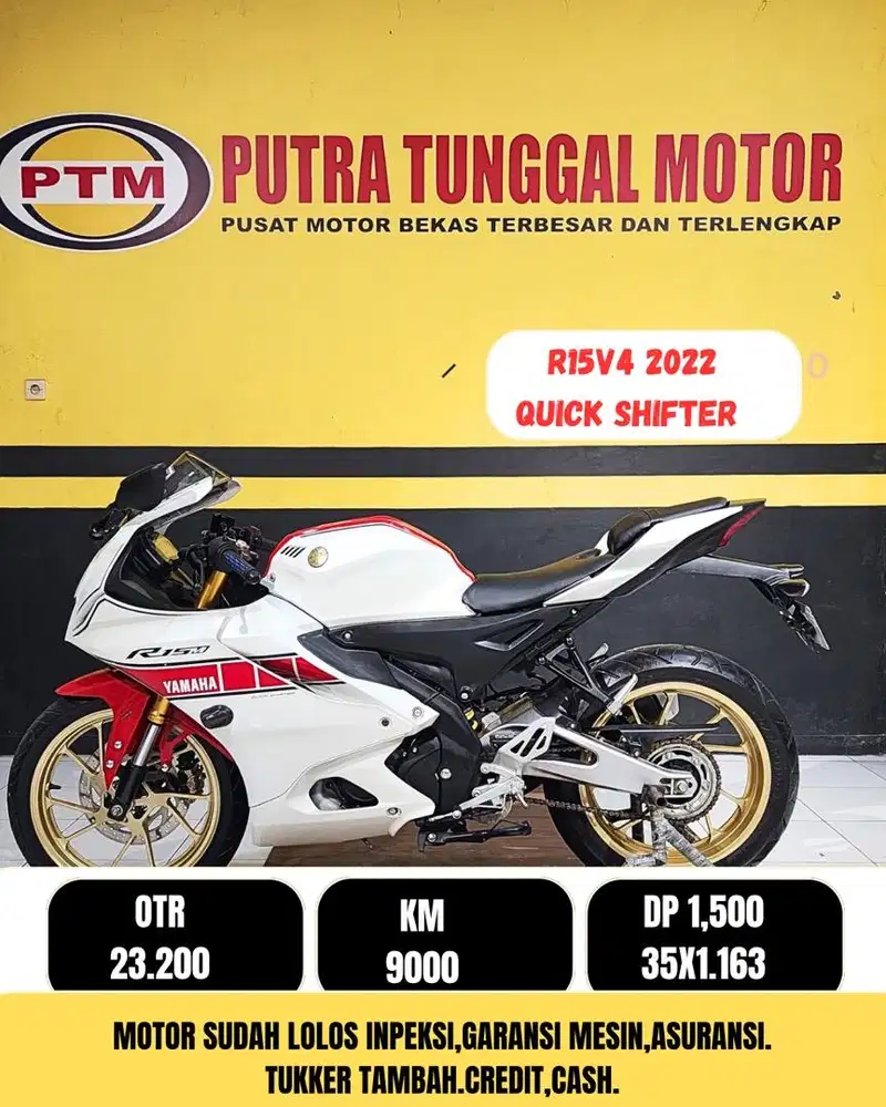 Ready yamaha r15 v4 2022 km low