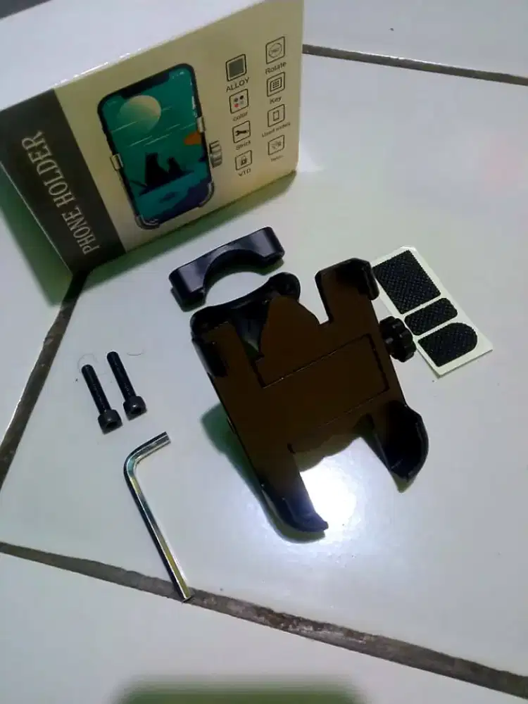 Holder motor penempatan di stang motor bahan besi (baru)