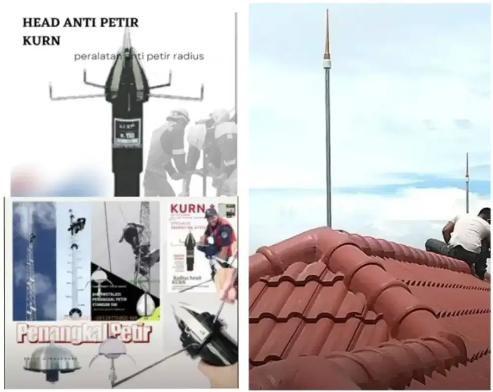 Spesialis jasa pasang anti penangkal petir dan grounding mesin