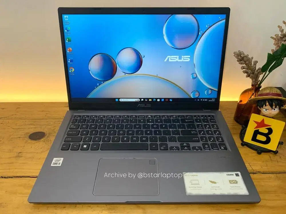 Laptop Asus Vivobook A516JA Core i5 gen10 RAM 8 / 256 SSD Layar FullHD