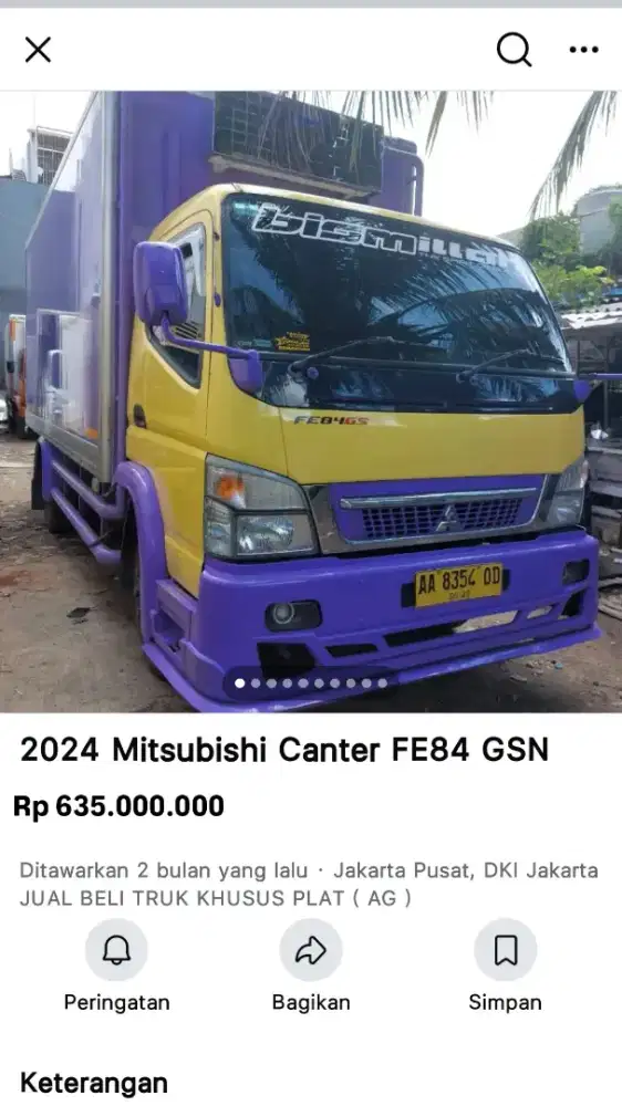 Mitsubishi Canter Fe 84 GS 2024