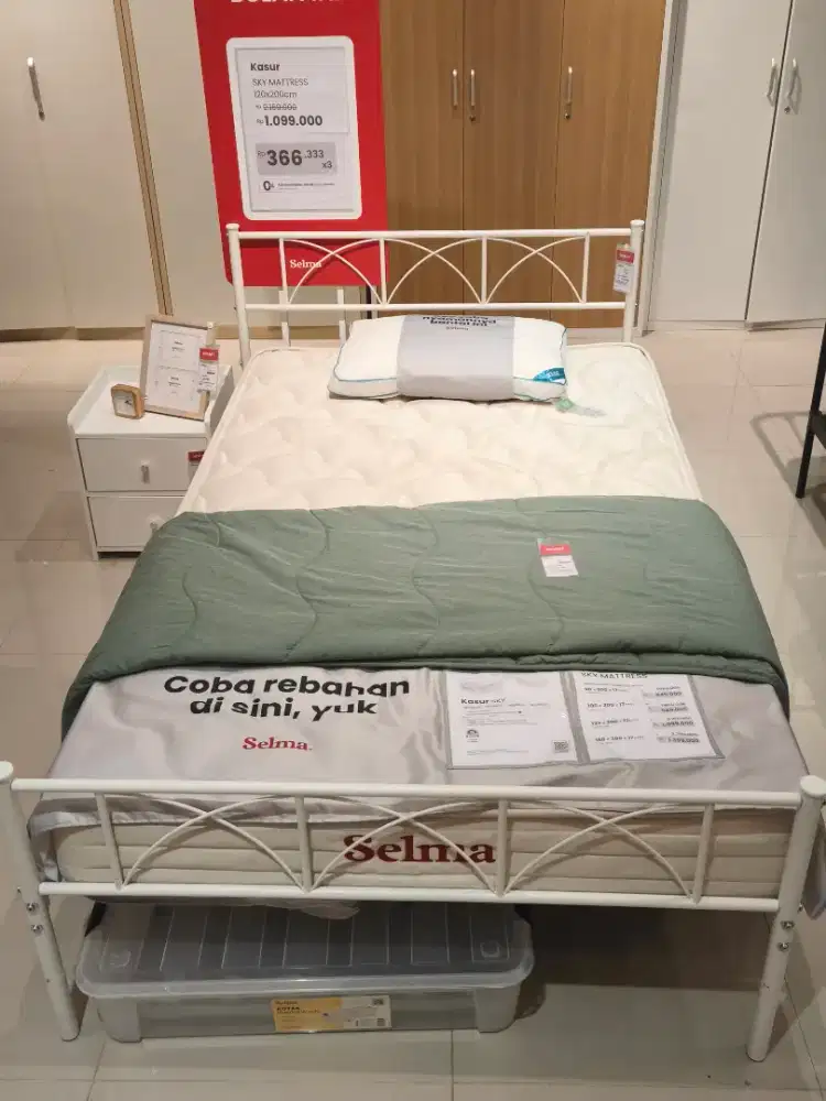 Dipan Metal 120x200 cm murah