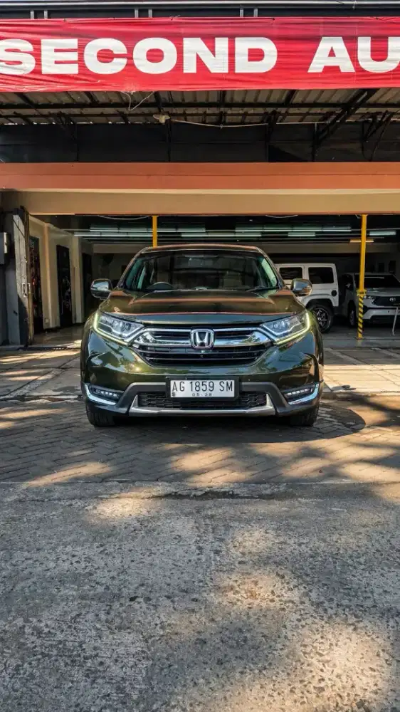 Grade A++ CRV PRESTIGE 1.5 TURBO CVT Dark Green Olive 74ribu KM