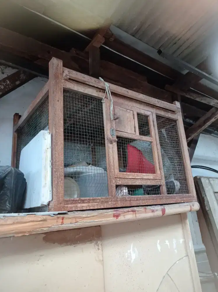 Kandang kurungan hewan jati