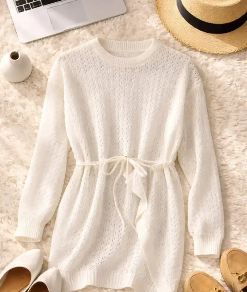 Ivory soft dress