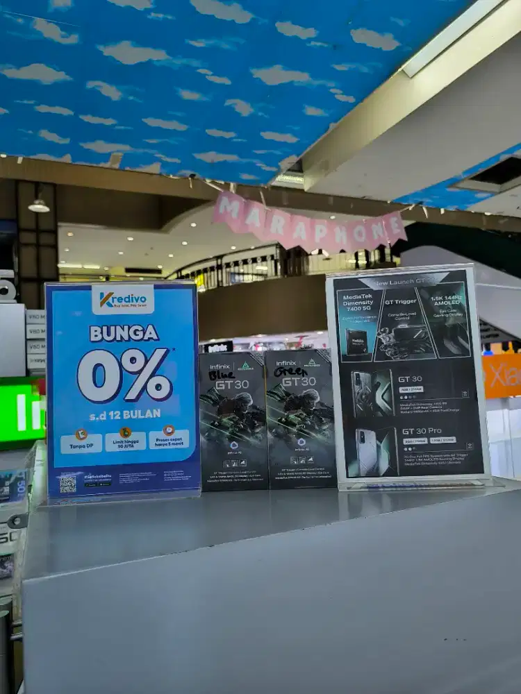 INFINIX GT 30 PROMO CICILAN BUNGA 0% BY KREDIVO