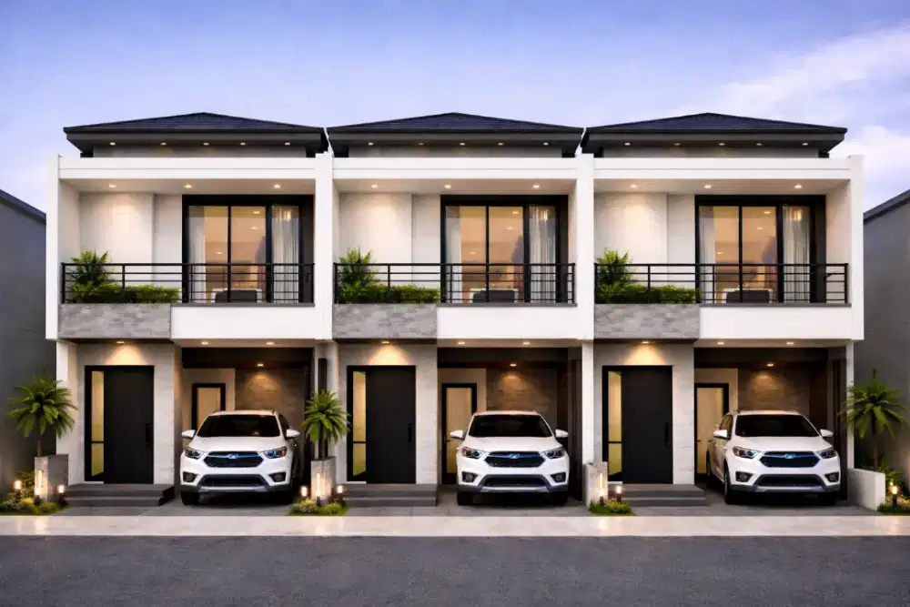 Dijual rumah 2 lantai dengan lokasi strategis