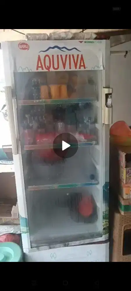 Jual showcase Polytron 4 rak tinggi 140 an