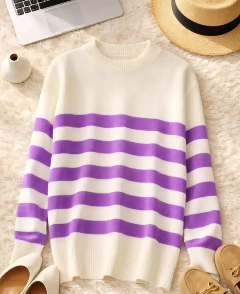 Lavender pop knit