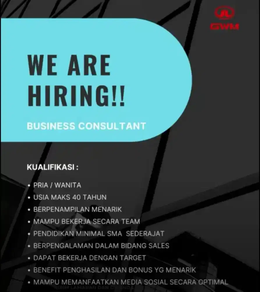 Business Consultant GWM
