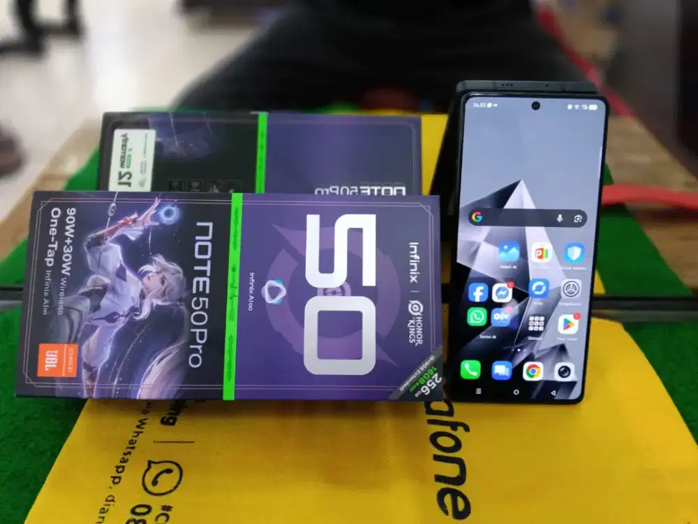 INFINIX Note 50Pro 8/256 Gb tampa minus lengkap original
