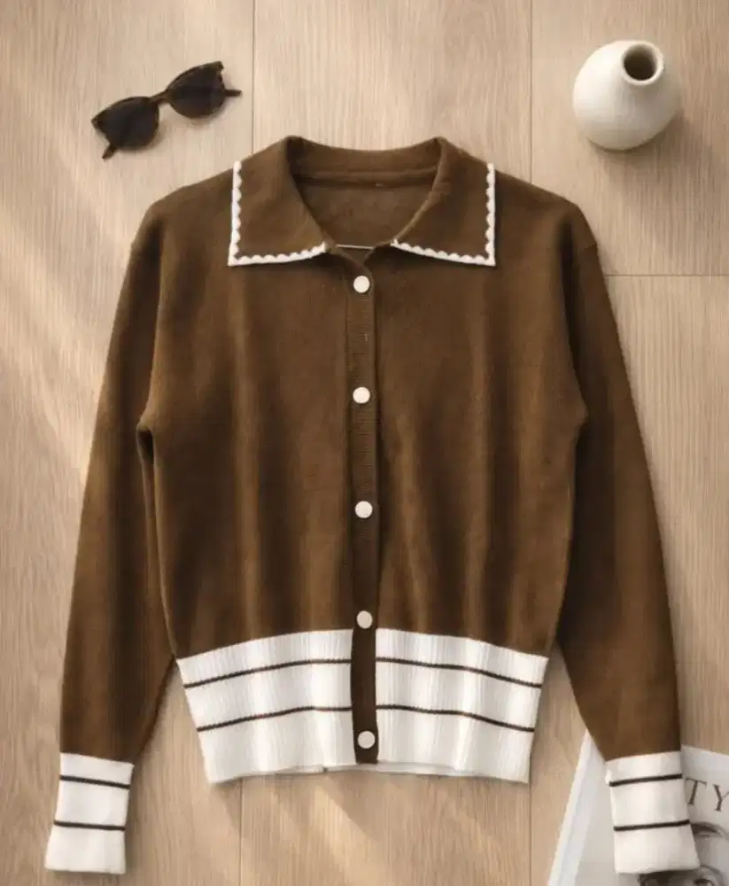 Cocoa classic cardigan