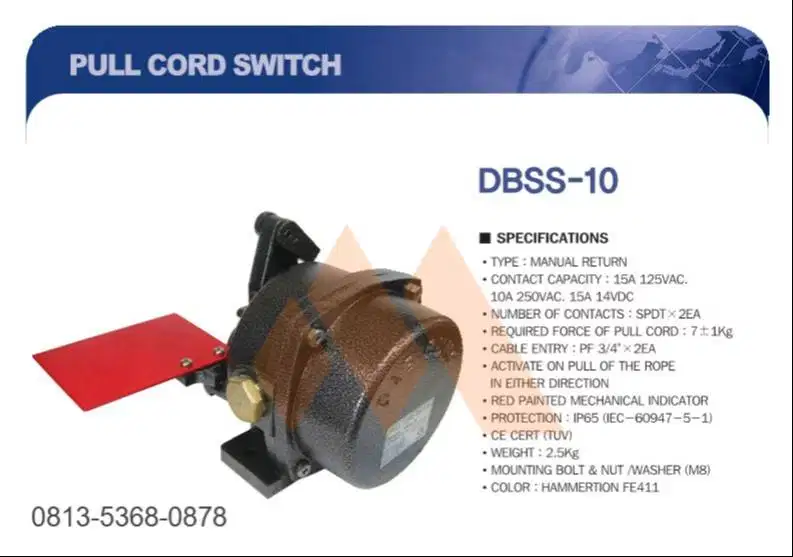Pull Cord Switch DBSS-10 Masusskita