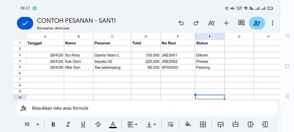 Jasa Admin Shopee/Tokopedia Via HP - Fast Response Semarang