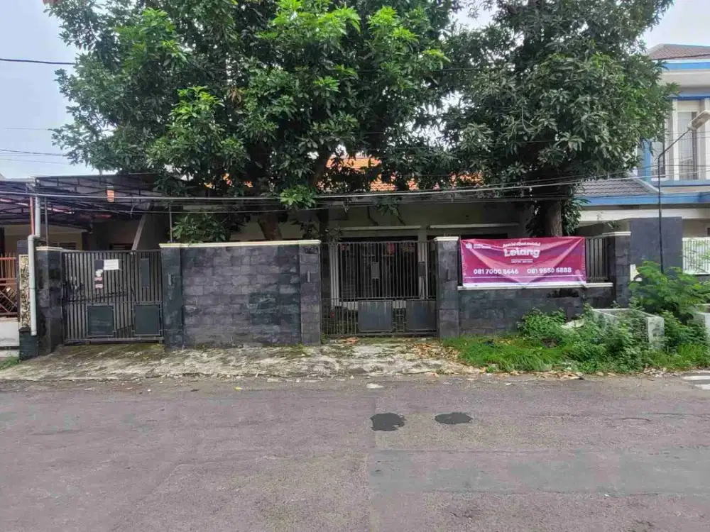Dijual via lelang rumah di Manyar sabrangan .Mulyorejo Surabaya