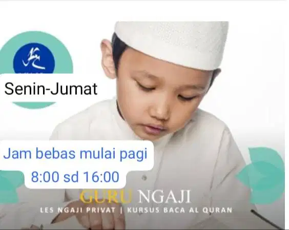 Les Privat ngaji Baca Qur'an