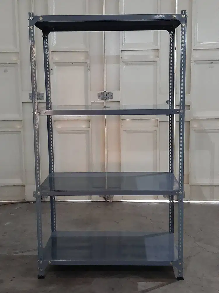 RAK SIKU LUBANG BAHAN PLAT BESI HARGA MURAH READY STOCK