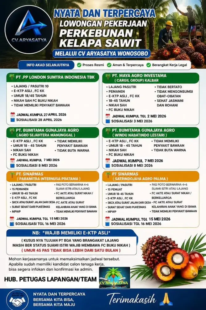Lowongan kerja terbaru