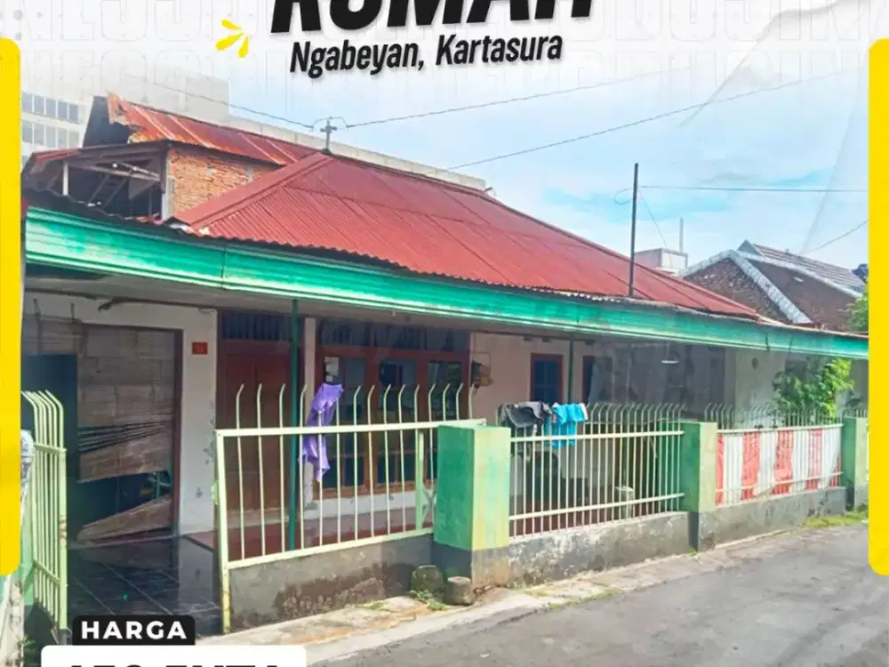 Rumah Luas 4 KT di Perum Gedong Baru Kartasura, Hunian Strategis Dekat Kawasan Bisnis & Kampus