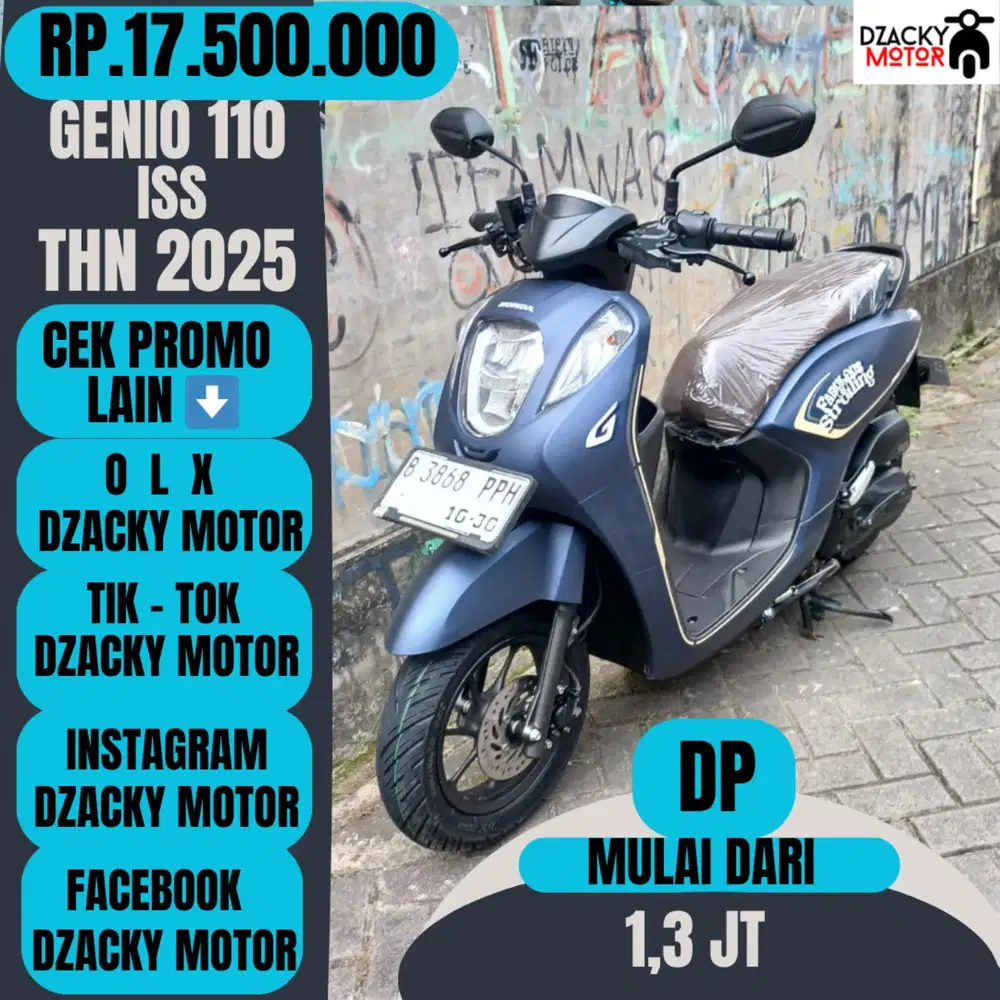 GENIO 110 ISS THN 2025 SECOND LIKE NEW