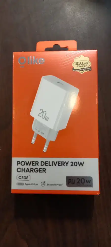 Olike C308 Charger Adaptor 20W 3A USB TYPE C PD QC Fast Charging