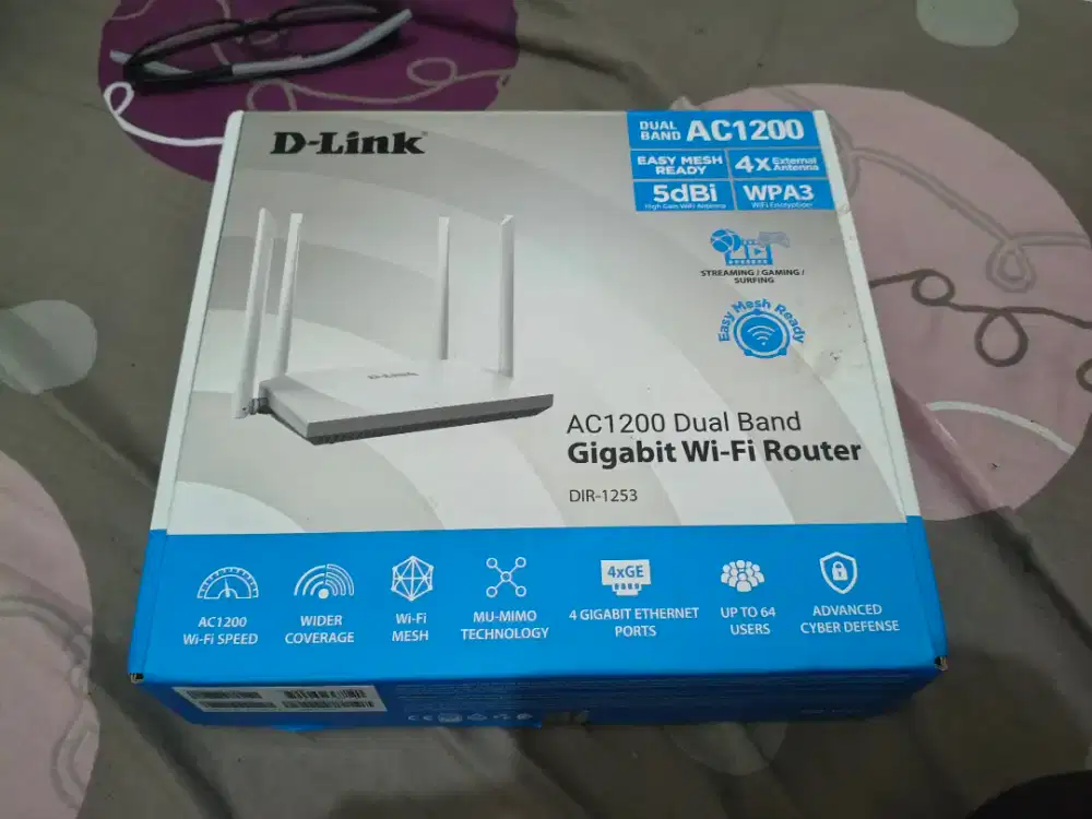 Router WiFi dlink dir-1253 ac1200 dual band gigabit wi-fi