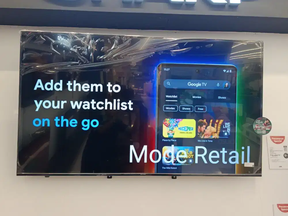 SHARP LED GOOGLE TV 4K 65 4TC65FJ1L