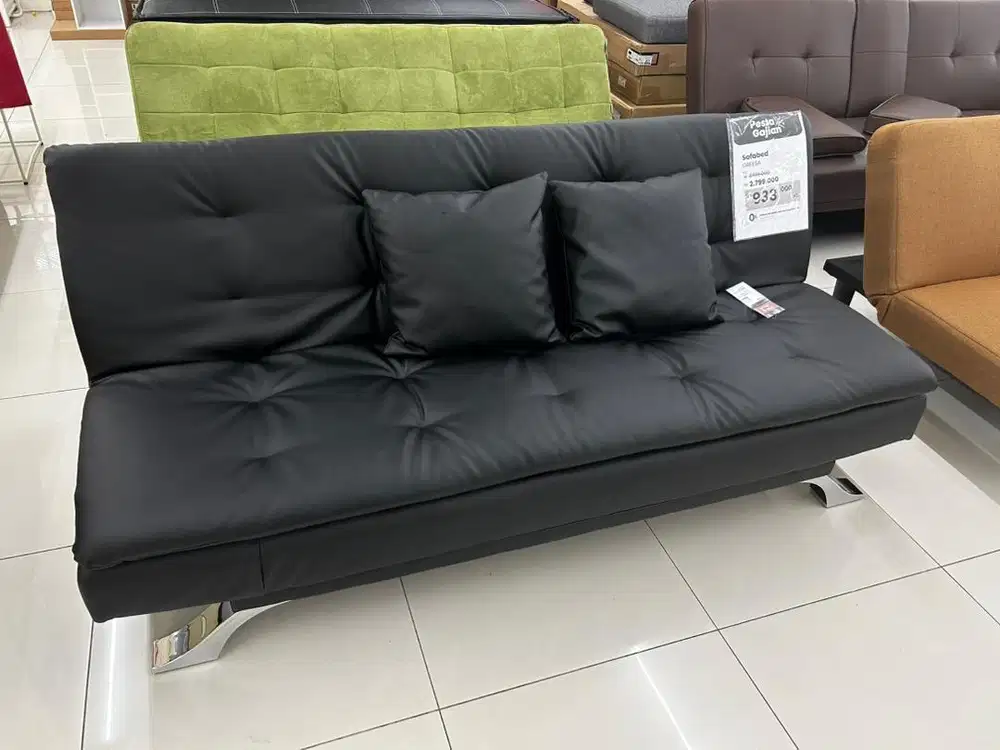PROMO SOFABED KULIT SINTETIS MEWAH